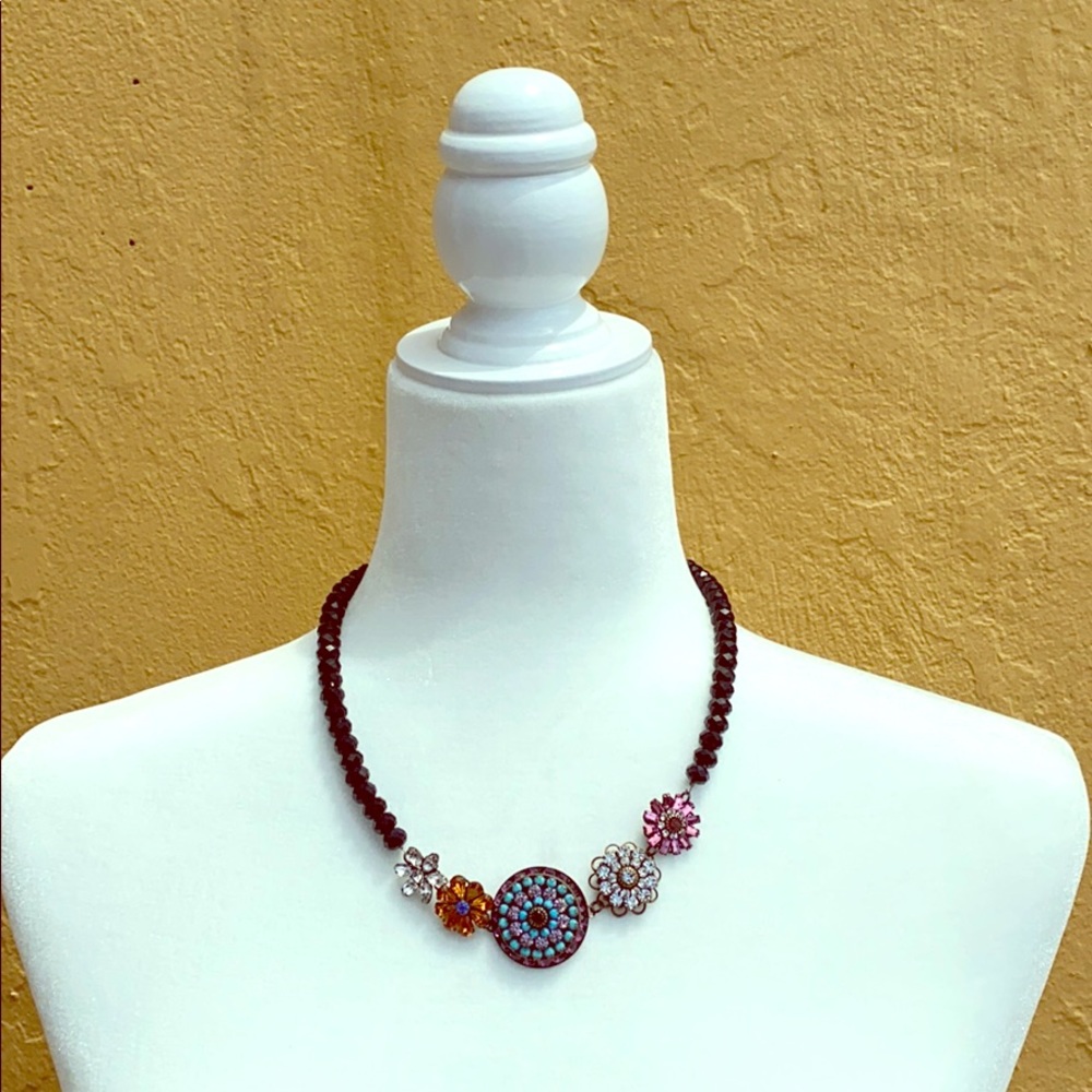 Saint Vintage Rhinestone Element Necklace